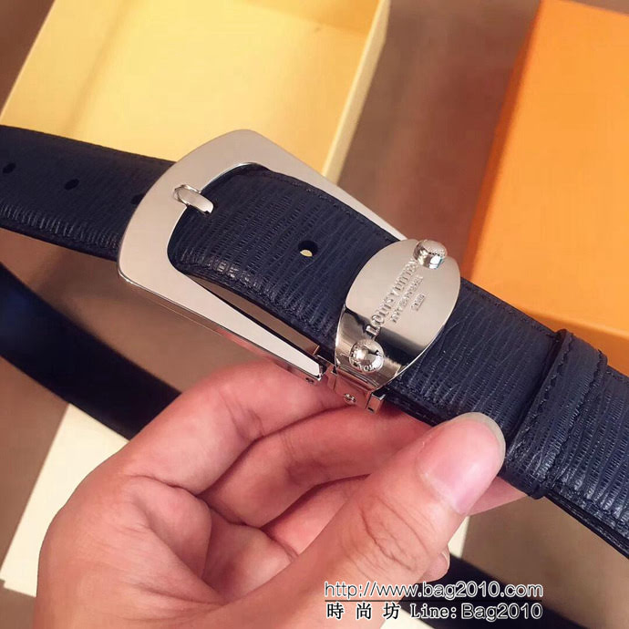 路易威登LV 正品開模 Italy專櫃在售正品 lv針扣 原版皮男款皮帶  xfp1028